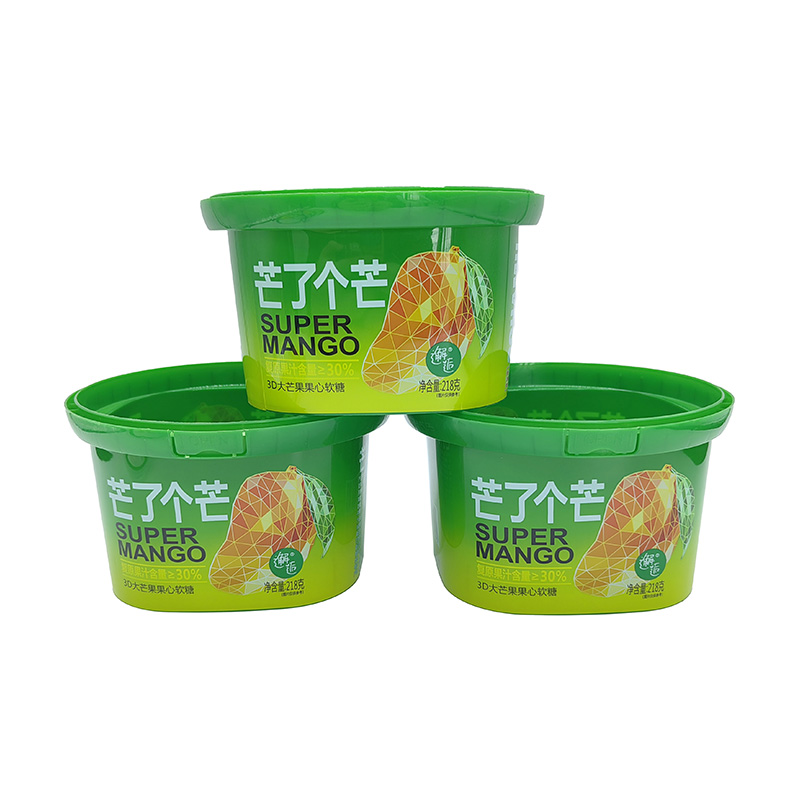 PP IML Bucket es krim persegi plastik